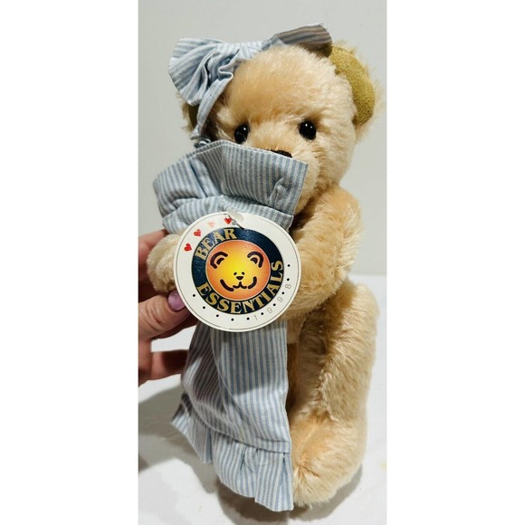 Vintage Effanbee Bear Essentials Cuddles Bear Plush 100% Mohair - Picture 1 of 11